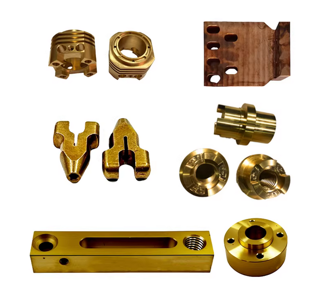 high precision custom made cnc brass parts