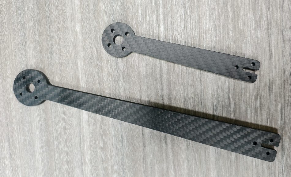 CNC machined carbon fiber part 1
