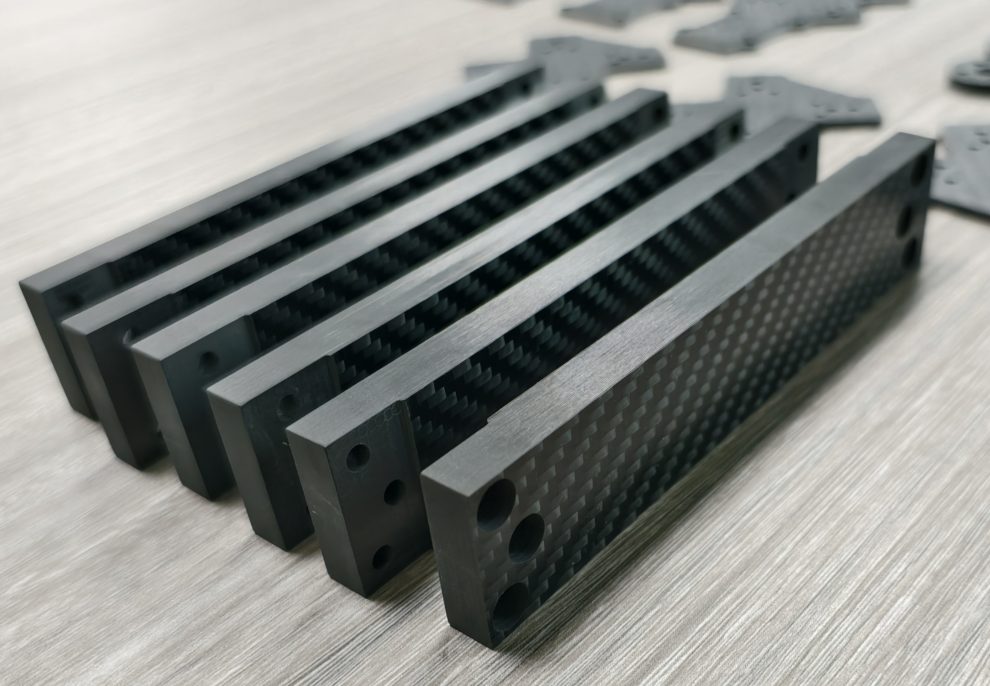 CNC machined carbon fiber part 2