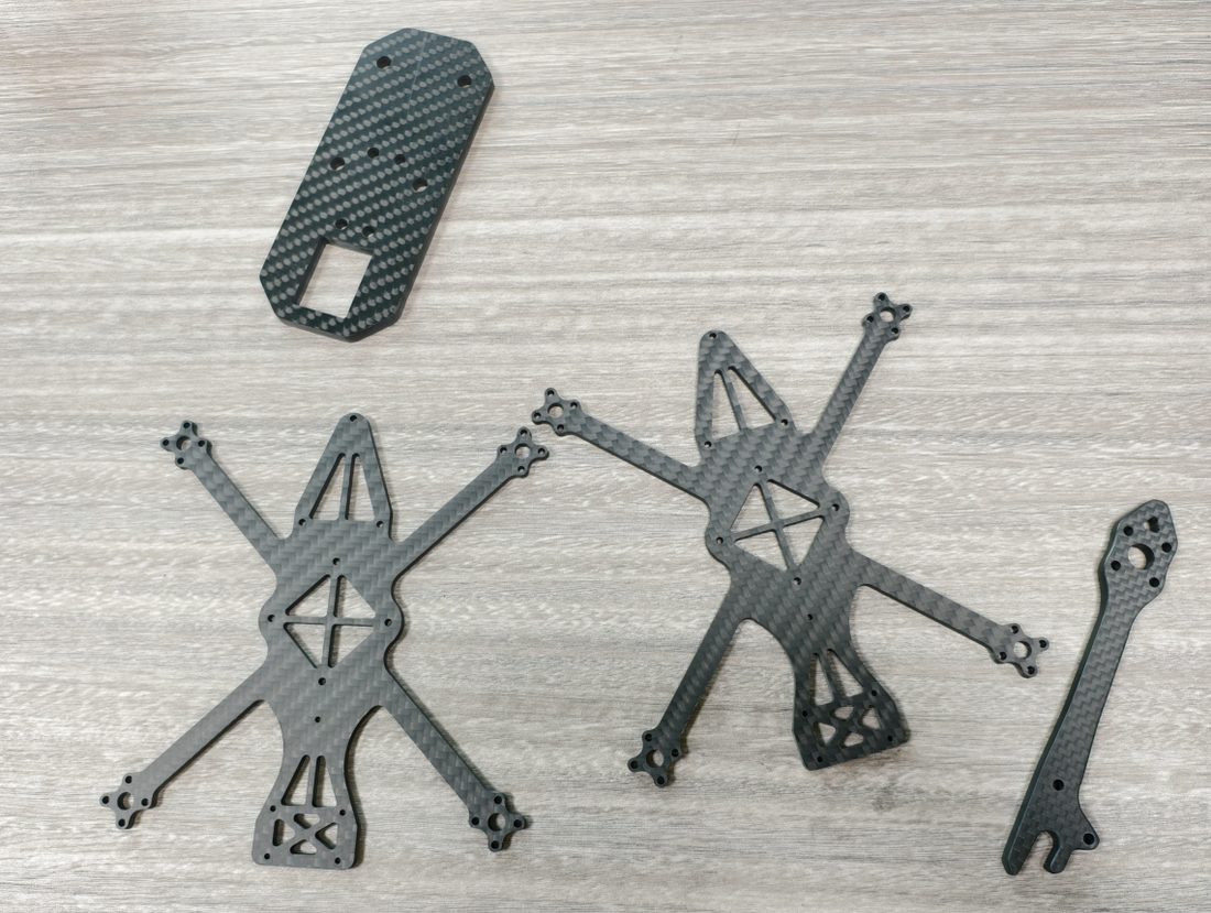 CNC machined carbon fiber part 3
